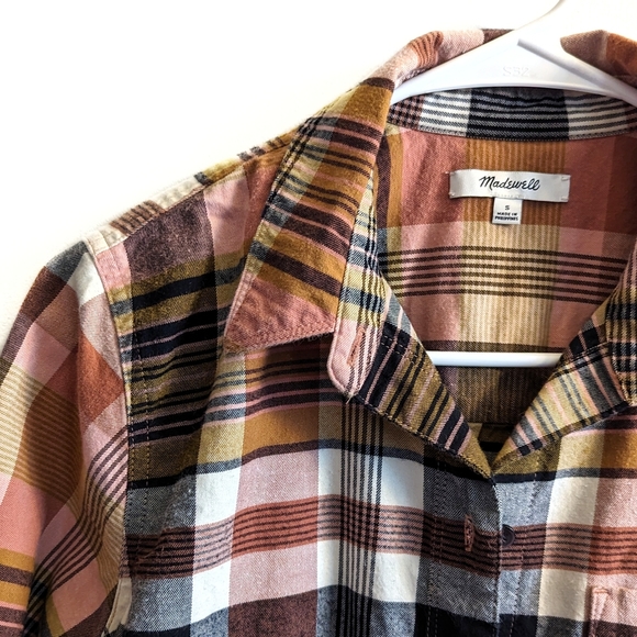 Madewell Classic Ex-Boyfriend Plaid Shirt - Picture 6 of 6